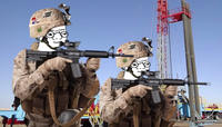 zoomer soldiers firing m16 