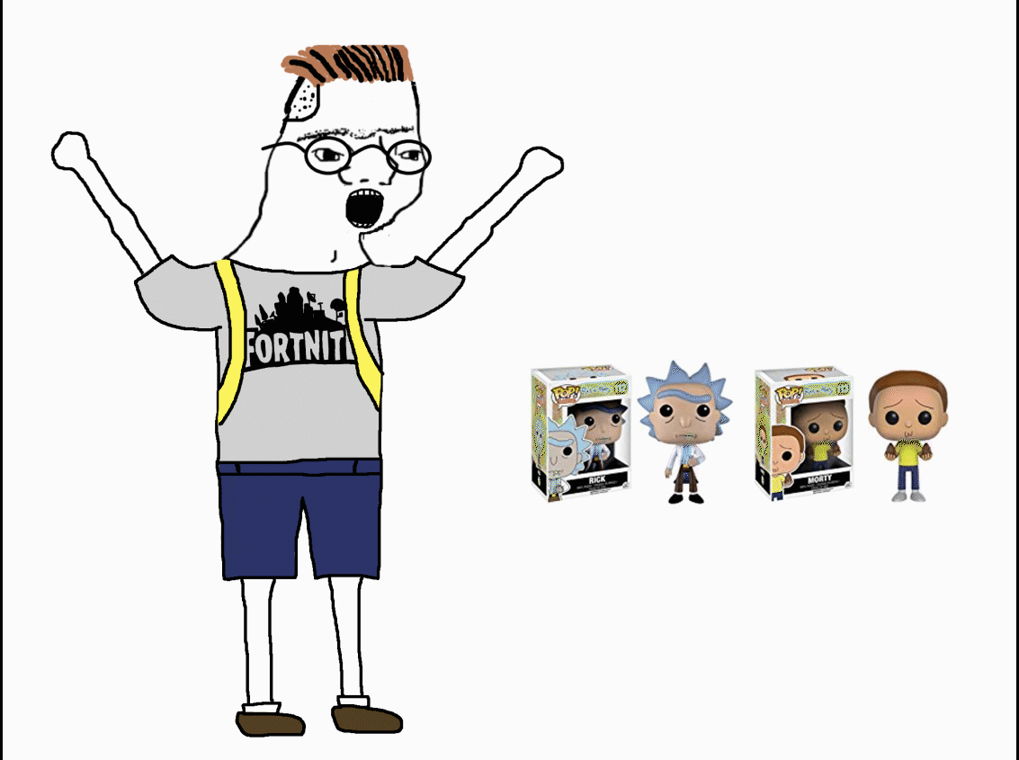 zoomer soy boy excited funko pops 